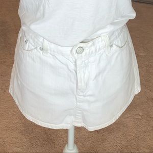 Lucky 🍀 Brand White Denim Skirt